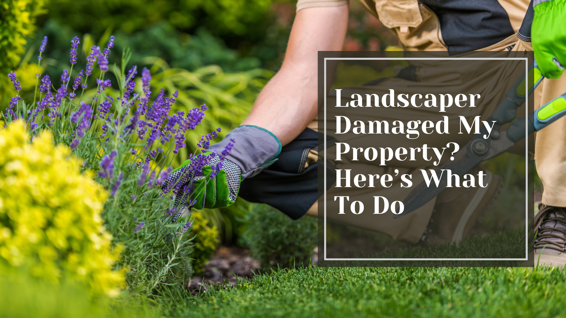 Landscaper Damaged My Property? Here’s What To Do
