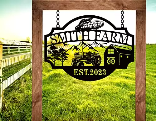 Custom Farmhouse Farm Sign