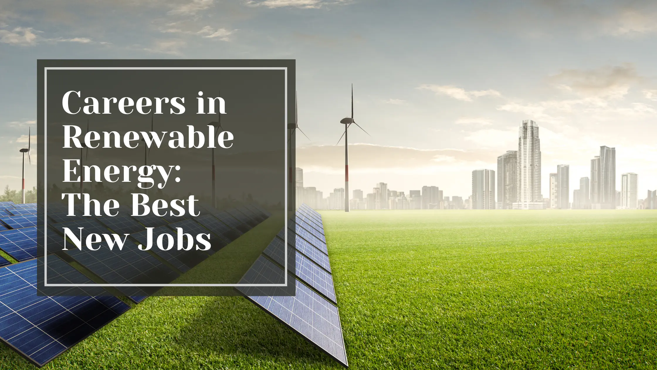 Careers in Renewable Energy: The Best New Jobs