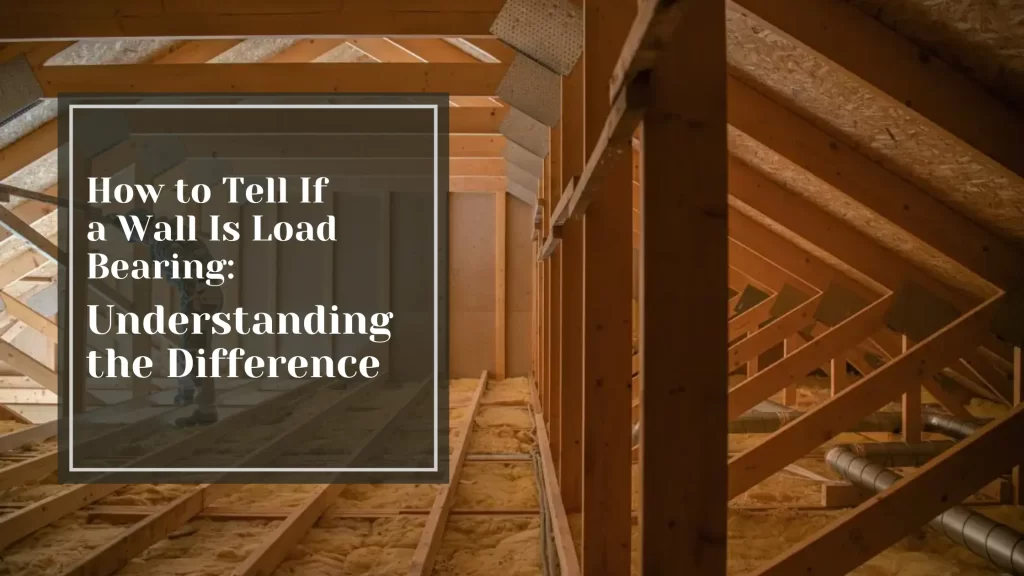 How to Tell If a Wall Is Load Bearing: Understanding the Difference