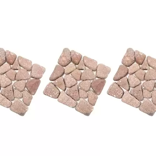 12 Square Decorative Stepping Stones