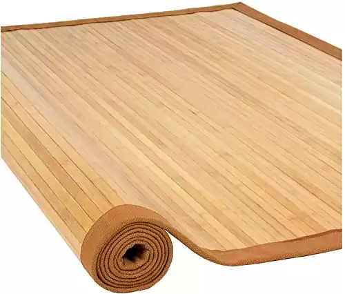 5' X 8' Bamboo Floor Mat Area Rug