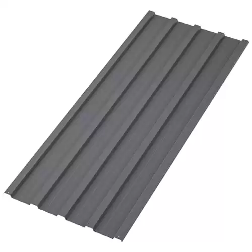 Jaxilyn Metal Roofing Panels 20 Pcs 99 sq.ft Roof Panels Galvanized Steel with Screw Resistant,Versatile and Durable Suitable for Garages,Sheds, Stables and Mobile Homes Gray