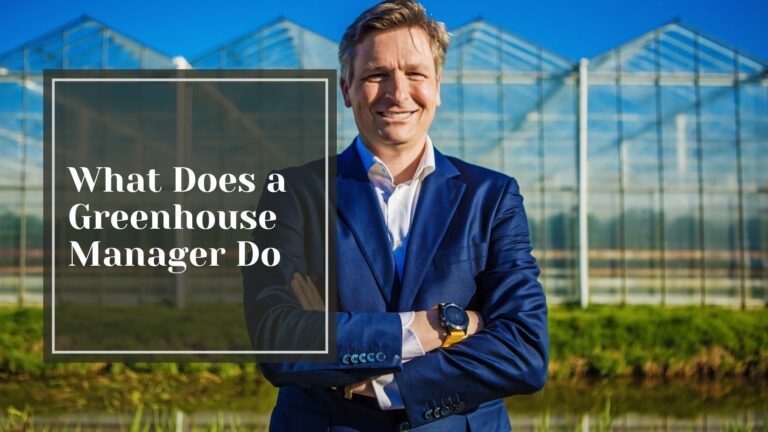 What Does a Greenhouse Manager Do - Talking Tradesmen