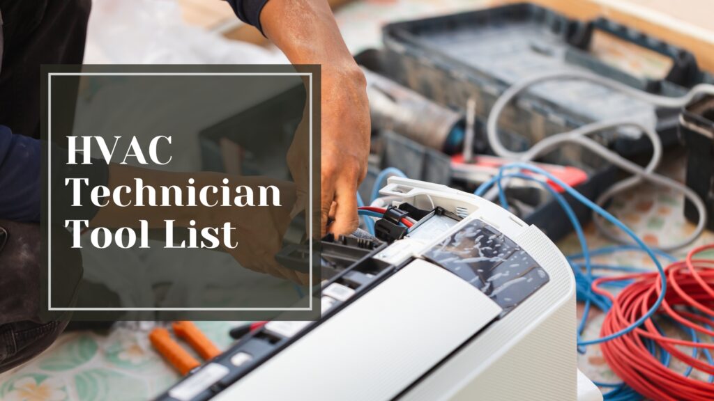 HVAC Technician Tool List