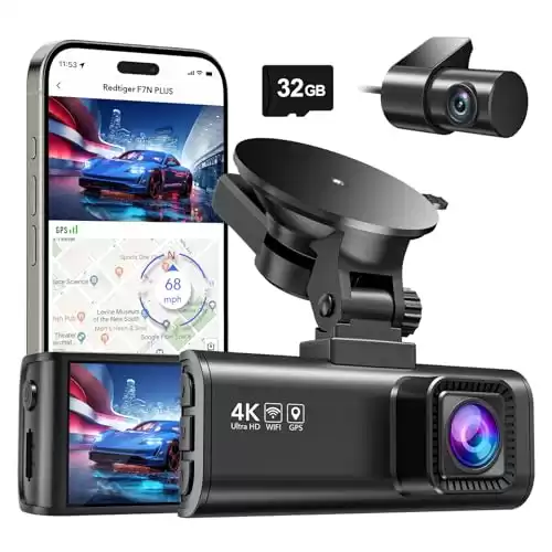 REDTIGER F7N 4K Dash Cam