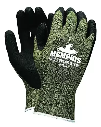 MCR Safety 9389L Stainless Steel and Kevlar Work Gloves