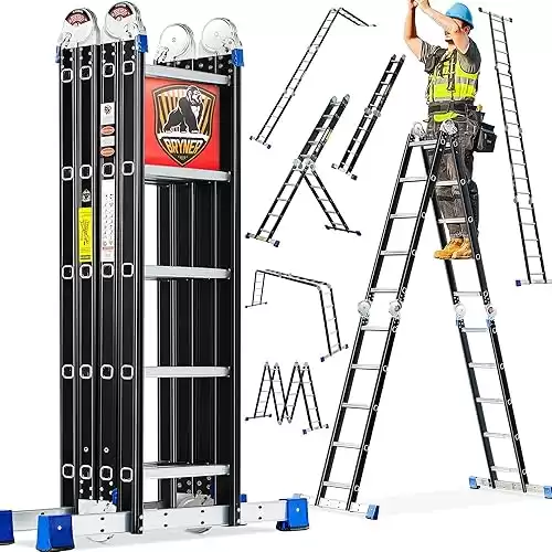 Bryner Multi-Purpose Aluminum Telescoping Ladder